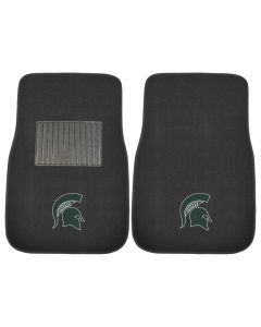 Fanmats ® - Pair of Michigan State University Universal Embroidered Front Floor Mats (17603)