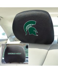 Fanmats ® - Pair of Michigan State University Universal Headrest Covers (12583)