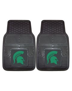 Fanmats ® - Pair of Michigan State University Universal Vinyl Front Floor Mats (8918)