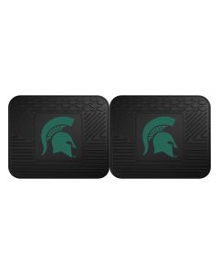 Fanmats ® - Pair of Michigan State University Universal Vinyl Utility Rear Floor Mats (12262)