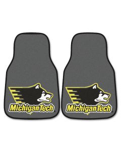Fanmats Michigan Tech Universal Carpet Front Floor Mats, Flat Image