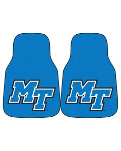 Fanmats Middle Tennessee State University Universal Carpet Front Floor Mats, Flat Image