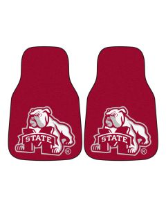 Fanmats Mississippi State University Universal Carpet Front Floor Mats, Flat Image