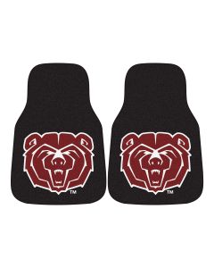Fanmats Missouri State Universal Carpet Front Floor Mats, Flat Image