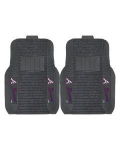 Fanmats ® - Pair of MLB Atlanta Braves Universal Deluxe Front Floor Mats (13840)