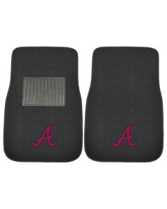 Fanmats ® - Pair of MLB Atlanta Braves Universal Embroidered Front Floor Mats (18569)
