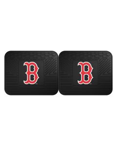 Fanmats ® - Pair of MLB Boston Red Sox Universal Vinyl Utility Rear Floor Mats (12310)