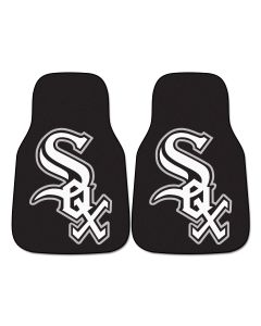 Fanmats ® - Pair of MLB Chicago White Sox Universal Carpet Front Floor Mats (6366)