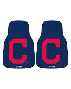 Fanmats ® - Pair of MLB Cleveland Indians Universal Carpet Front Floor Mats (16913)