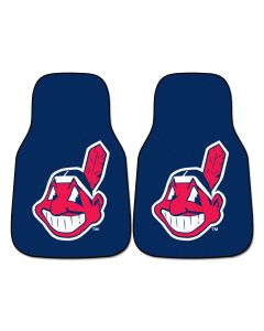 Fanmats ® - Pair of MLB Cleveland Indians Universal Carpet Front Floor Mats (6372)