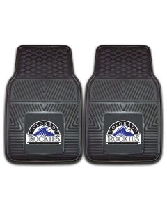 Fanmats ® - Pair of MLB Colorado Rockies Universal Vinyl Front Floor Mats (8836)