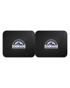 Fanmats ® - Pair of MLB Colorado Rockies Universal Vinyl Utility Rear Floor Mats (12331)