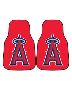 Fanmats ® - Pair of MLB Los Angeles Angels Universal Carpet Front Floor Mats (6402)