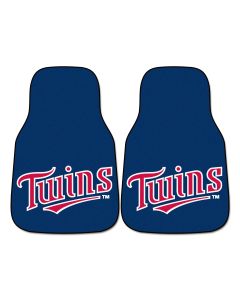 Fanmats ® - Pair of MLB Minnesota Twins Universal Carpet Front Floor Mats (6393)