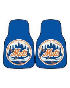 Fanmats ® - Pair of MLB New York Mets Universal Carpet Front Floor Mats (6444)