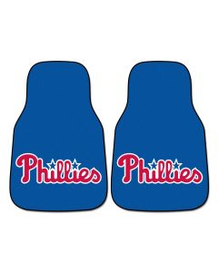 Fanmats ® - Pair of MLB Philadelphia Phillies Universal Carpet Front Floor Mats (6452)