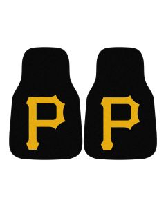 Fanmats ® - Pair of MLB Pittsburgh Pirates Universal Carpet Front Floor Mats (6497)