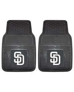 Fanmats ® - Pair of MLB San Diego Padres Universal Vinyl Front Floor Mats (8847)