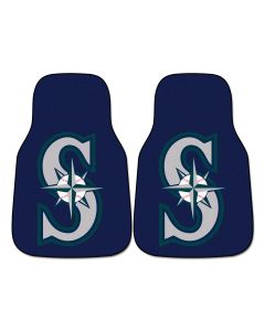 Fanmats ® - Pair of MLB Seattle Mariners Universal Carpet Front Floor Mats (6416)