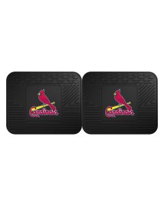 Fanmats ® - Pair of MLB St Louis Cardinals Universal Vinyl Utility Rear Floor Mats (12322)