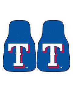 Fanmats ® - Pair of MLB Texas Rangers Universal Carpet Front Floor Mats (6422)