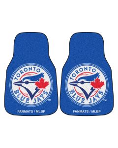 Fanmats ® - Pair of MLB Toronto Blue Jays Universal Carpet Front Floor Mats (6360)