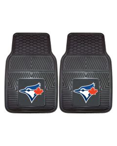 Fanmats ® - Pair of MLB Toronto Blue Jays Universal Vinyl Front Floor Mats (8853)