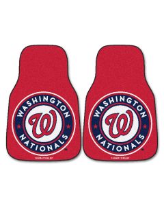 Fanmats ® - Pair of MLB Washington Nationals Universal Carpet Front Floor Mats (6458)