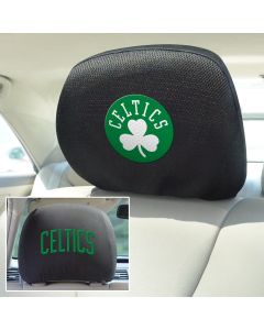 Fanmats ® - Pair of NBA Boston Celtics Universal Headrest Covers (12520)