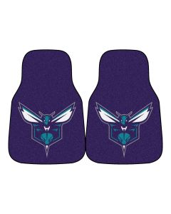 Fanmats ® - Pair of NBA Charlotte Hornets Universal Carpet Front Floor Mats (9216)
