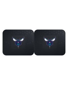 Fanmats ® - Pair of NBA Charlotte Hornets Universal Vinyl Utility Rear Floor Mats (12365)