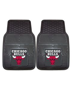 Fanmats ® - Pair of NBA Chicago Bulls Universal Vinyl Front Floor Mats (9226)