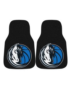 Fanmats ® - Pair of NBA Dallas Mavericks Universal Carpet Front Floor Mats (9242)