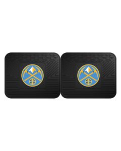 Fanmats ® - Pair of NBA Denver Nuggets Universal Vinyl Utility Rear Floor Mats (12369)