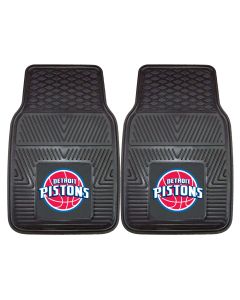 Fanmats ® - Pair of NBA Detroit Pistons Universal Vinyl Front Floor Mats (9260)