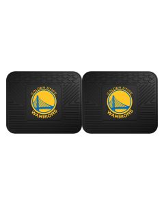 Fanmats ® - Pair of NBA Golden State Warriors Universal Vinyl Utility Rear Floor Mats (12371)