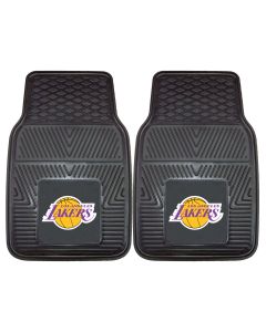 Fanmats ® - Pair of NBA Los Angeles Lakers Universal Vinyl Front Floor Mats (9302)