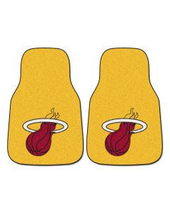 Fanmats ® - Pair of NBA Miami Heat Universal Carpet Front Floor Mats (9317)