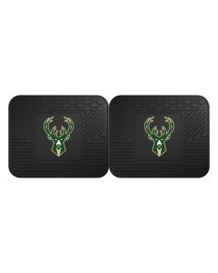 Fanmats ® - Pair of NBA Milwaukee Bucks Universal Vinyl Utility Rear Floor Mats (12378)