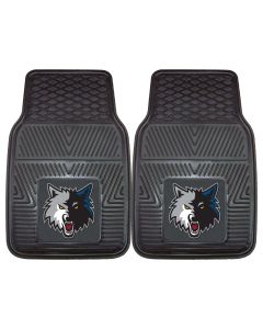 Fanmats ® - Pair of NBA Minnesota Timberwolves Universal Vinyl Front Floor Mats (9334)