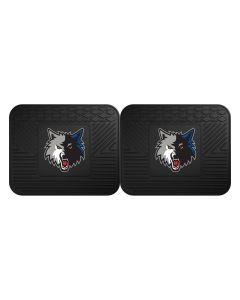 Fanmats ® - Pair of NBA Minnesota Timberwolves Universal Vinyl Utility Rear Floor Mats (12379)