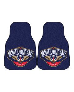 Fanmats ® - Pair of NBA New Orleans Pelicans Universal Carpet Front Floor Mats (9349)