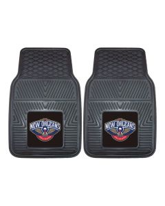 Fanmats ® - Pair of NBA New Orleans Pelicans Universal Vinyl Front Floor Mats (9350)