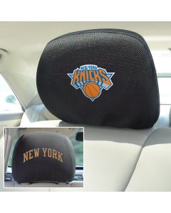 Fanmats ® - Pair of NBA New York Knicks Universal Headrest Covers (14775)