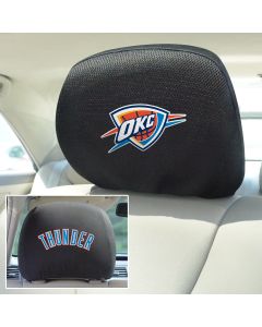 Fanmats ® - Pair of NBA Oklahoma City Thunder Universal Headrest Covers (12527)
