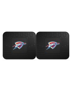 Fanmats ® - Pair of NBA Oklahoma City Thunder Universal Vinyl Utility Rear Floor Mats (12389)