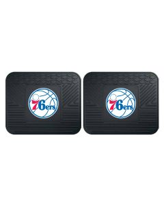 Fanmats ® - Pair of NBA Philadelphia 76ers Universal Vinyl Utility Rear Floor Mats (12384)