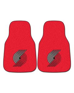 Fanmats ® - Pair of NBA Portland Trail Blazers Universal Carpet Front Floor Mats (9389)