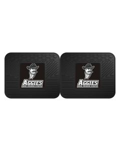 Fanmats ® - Pair of New Mexico State University Universal Vinyl Utility Rear Floor Mats (12263)