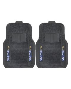 Fanmats ® - Pair of NFL Baltimore Ravens Universal Deluxe Front Floor Mats (13791)